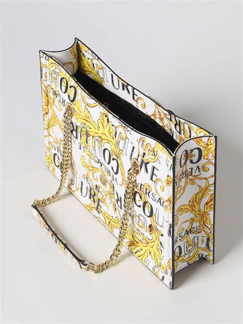 borsa bianca versace|Borse Versace bianco da donna .